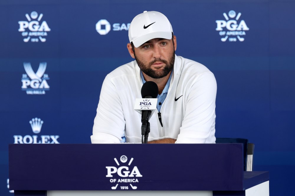 GettyImages-2153439204-Скотти Шеффлер на чемпионате PGA Championship